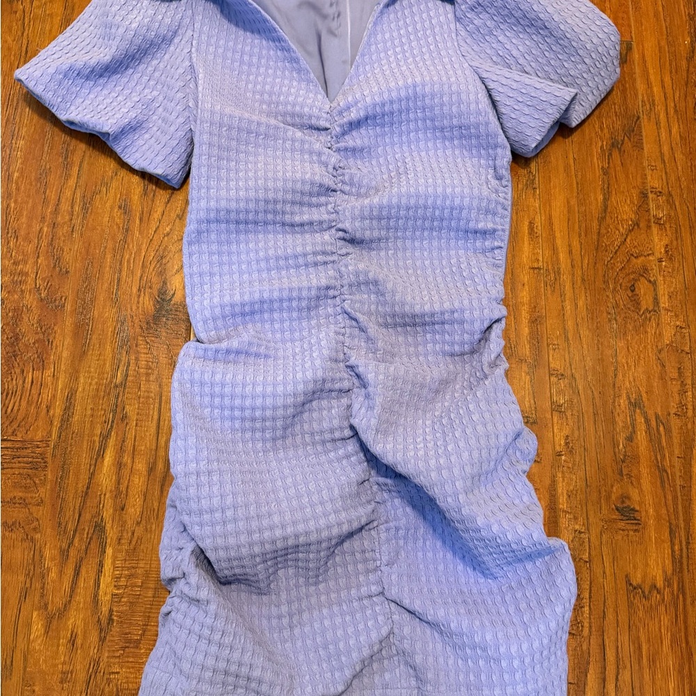 & Other Stories Lavender Textured Dress